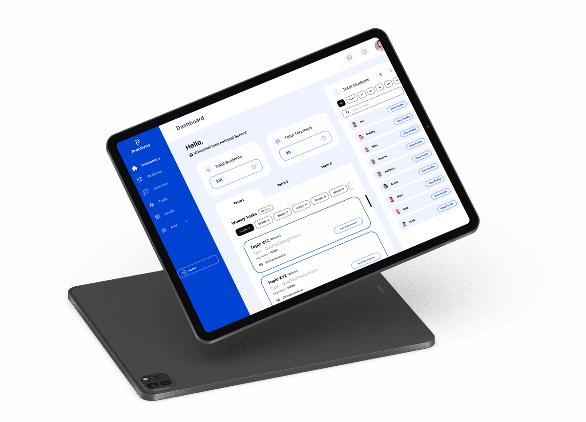 School dashboard analytics